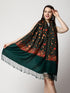 Women's Aari Embroidery Wool Stole